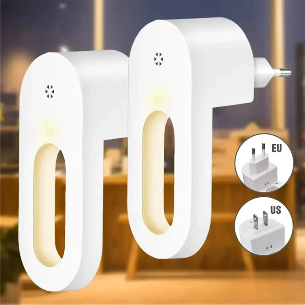 LED Plug Night Light with Twilight Sensor | Energy Saving Wall Socket Lamp