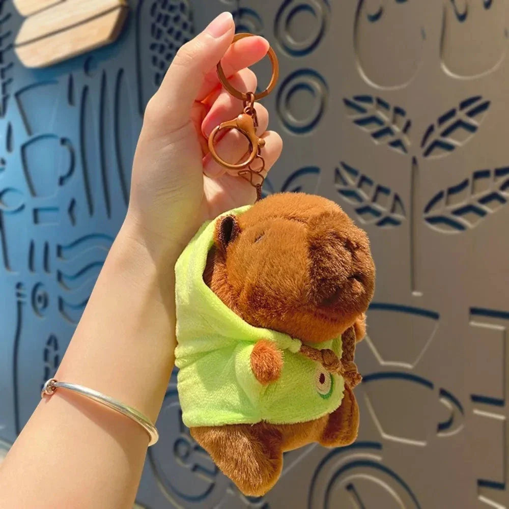 Cute Capybara Plush Toy Hoodie – Small Winged Stuffed Doll for Kids