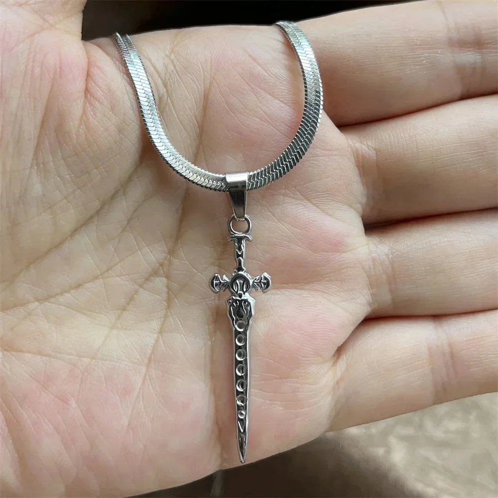 Stainless Steel Jesus Cross Necklace | Christian Pendant Jewelry for Men and Women