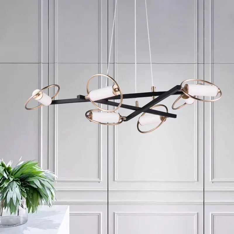 DecorBites™ Circular Ring LED Ceiling Chandelier for Home Decor & Lighting Fixtures