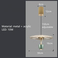 DecorBites™ LED Acrylic Pendant Lights for Dining Room, Bar, and Bedside