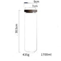 DecorBites™ Glass Hermetic Storage Jars with Airtight Lids