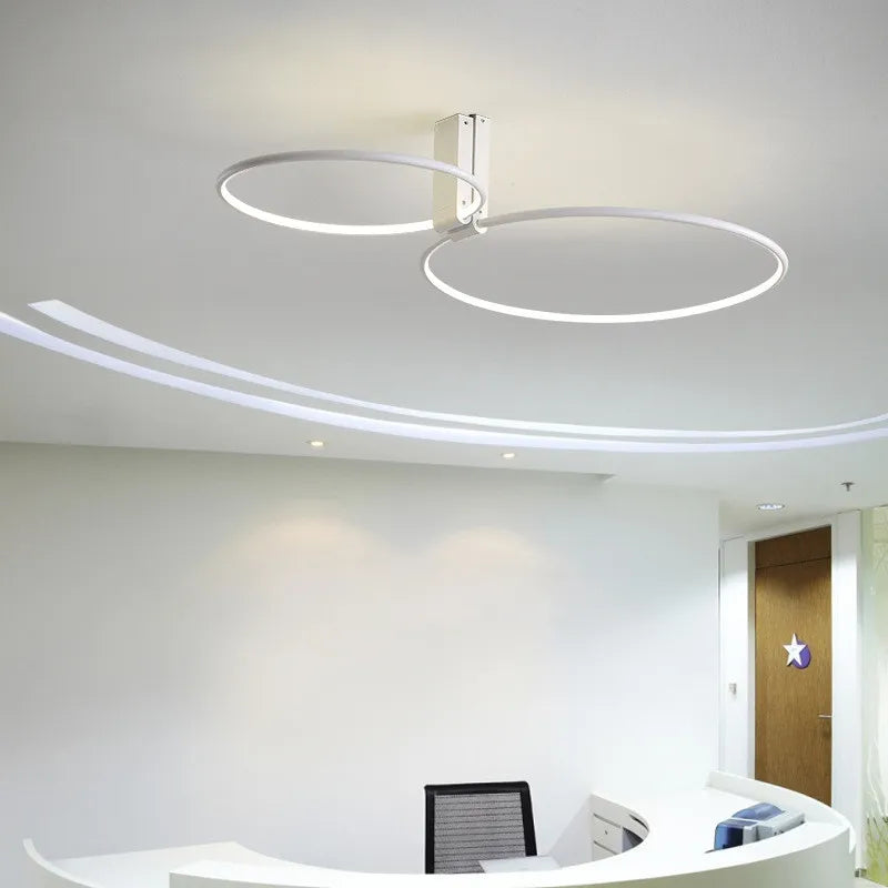 DecorBites™ Circular LED Ceiling Light for Bedroom - 360 Degree Rotation