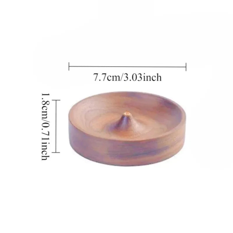 Solid Wood Incense Stick Holder | Handmade Tea Ceremony Incense Burner Tray