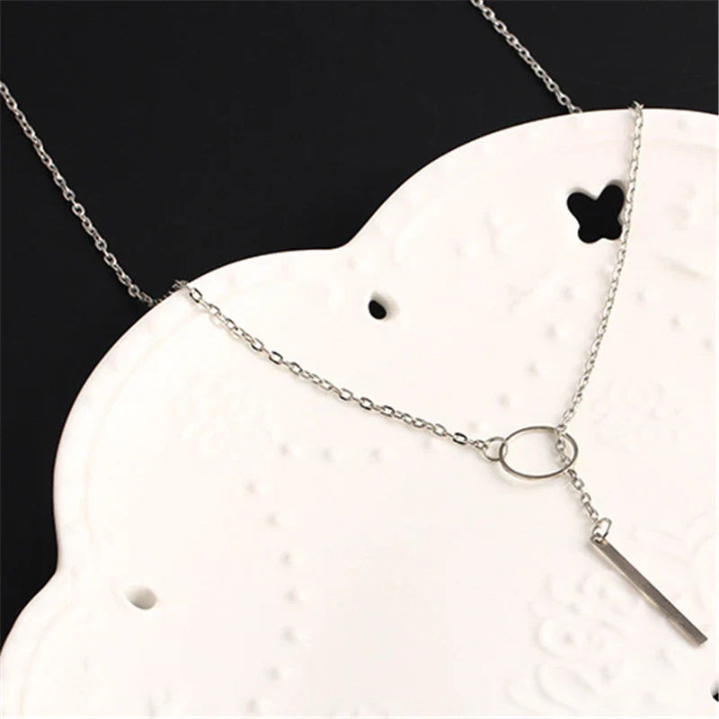 Tiny Heart Necklace for Women | Short Chain Pendant Necklace Gift