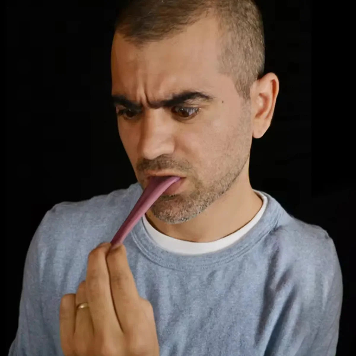 Rubber Tongue Prank Toy | Realistic Silicone Gag Gift for Horror Pranks
