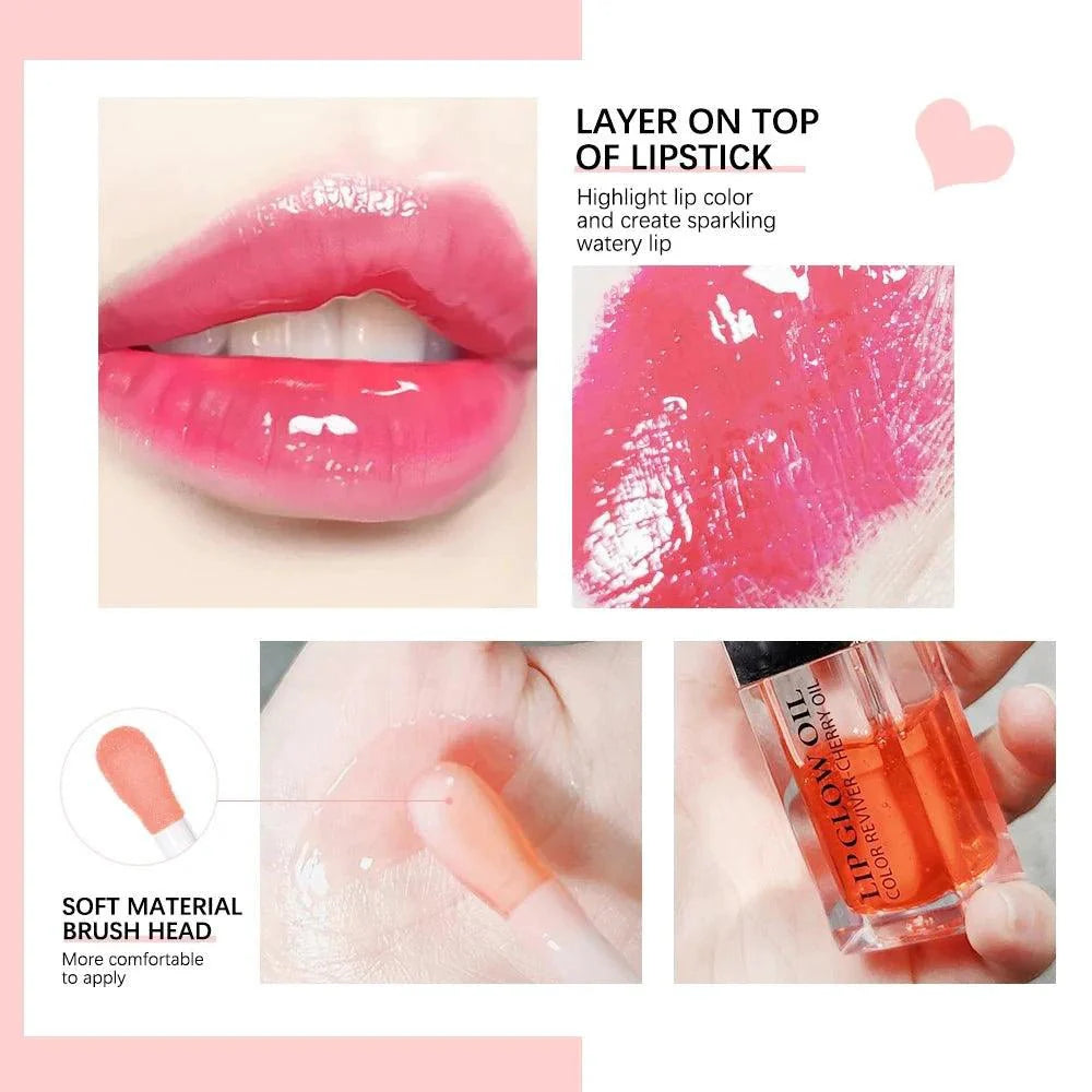 Moisturizing Lip Balm Oil - Plumping Exfoliating Lip Gloss