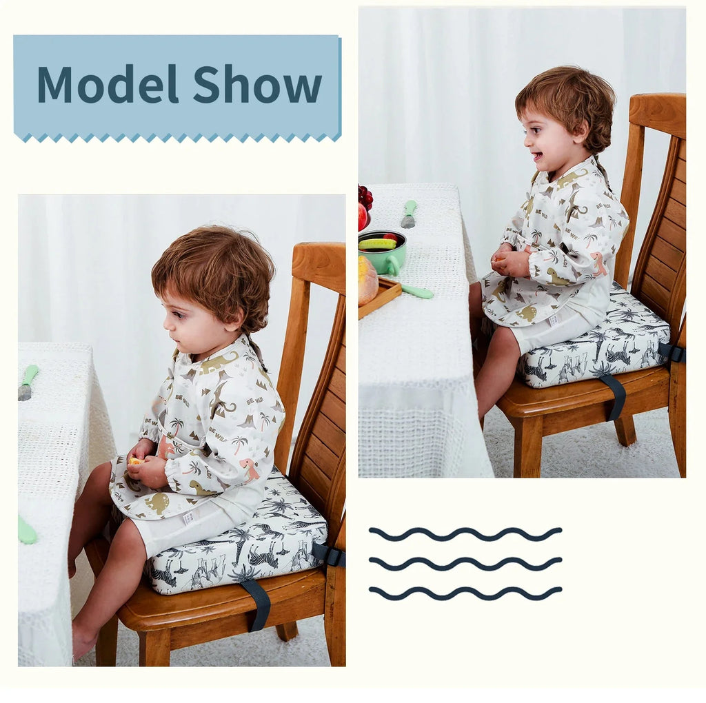 INSULAR Adjustable Kids Booster Seat – Safety Cushion for Dining
