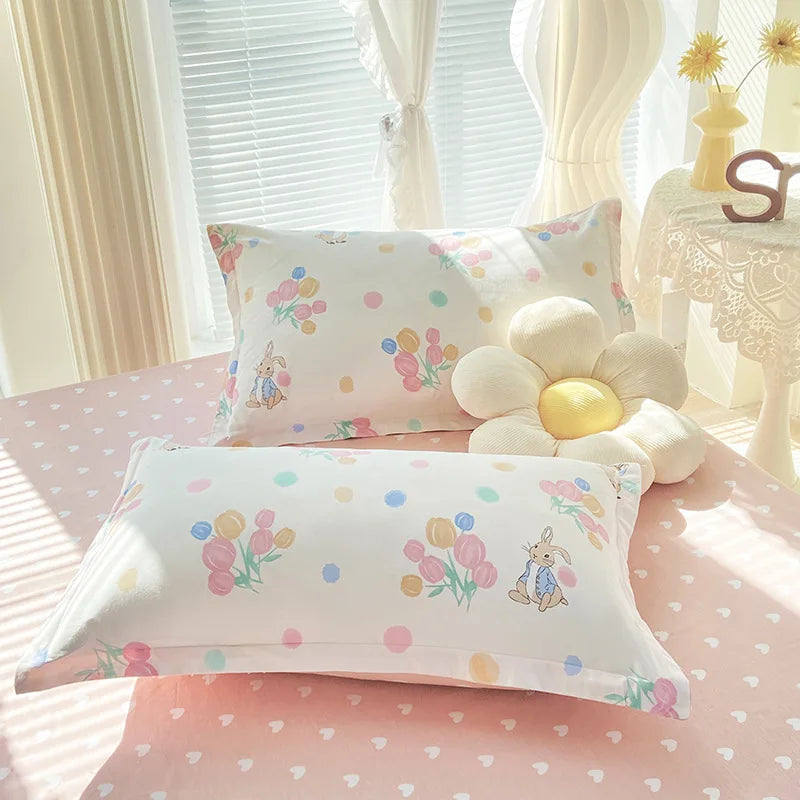 DecorBites™ Cotton Printed Bedding Set for Sweet Cozy Sleep