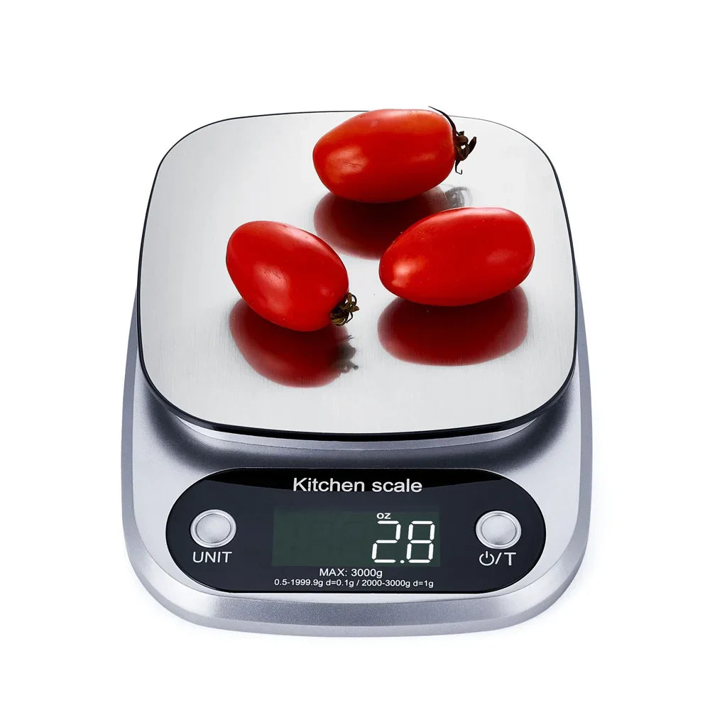 High Precision Kitchen Scale 3kg/5kg/10kg | Multifunctional LCD Food and Jewelry Scale
