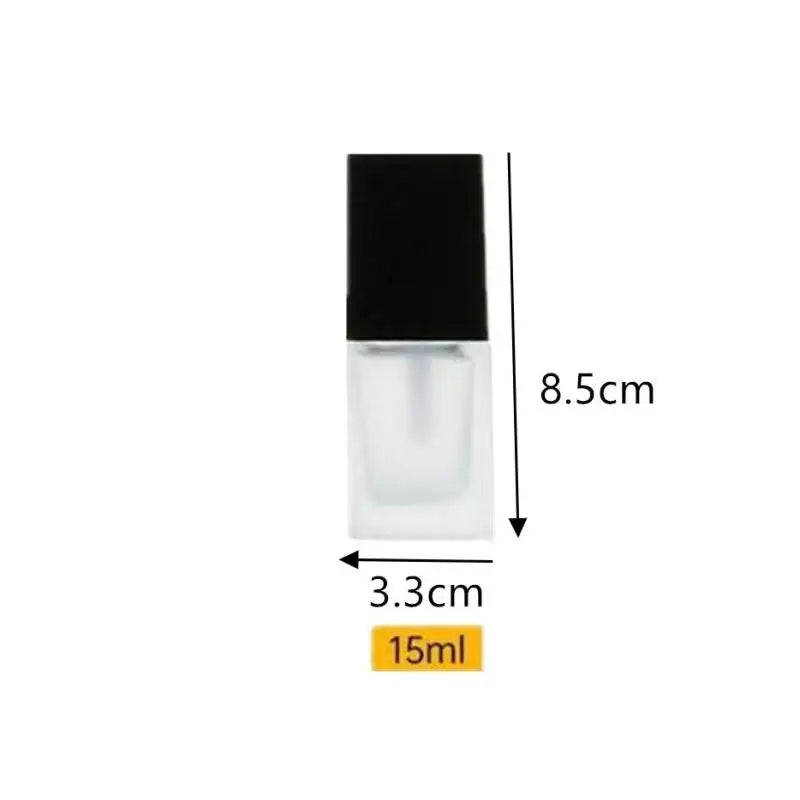 Empty Pump Bottle Glass Liquid Foundation Container | Refillable 15/30ml Travel Bottle