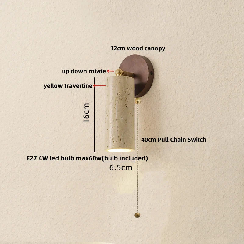 DecorBites™ Copper LED Wall Light Fixture Nordic Modern Plug In Bedside Lamp