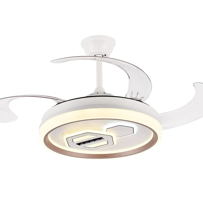 DecorBites™ Adjustable Blade Ceiling Fan Light with Remote-Controlled LED - Elegant Home Decor
