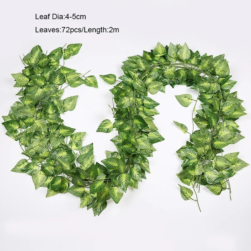 DecorBites™ 12pcs 2.2M Ivy Green Garland String Wall Decoration Artificial Plants