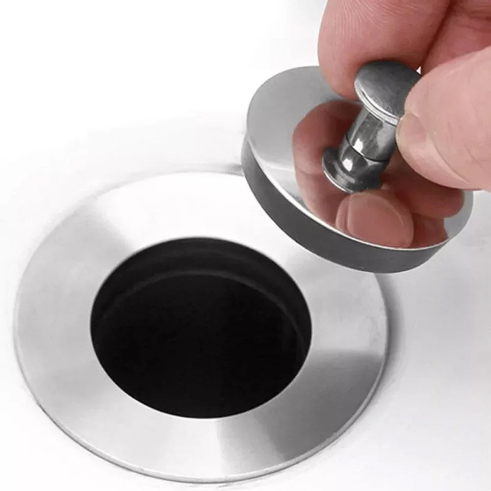 1pc Stainless Steel Sink Plug | Bathtub and Washbasin Drain Stopper