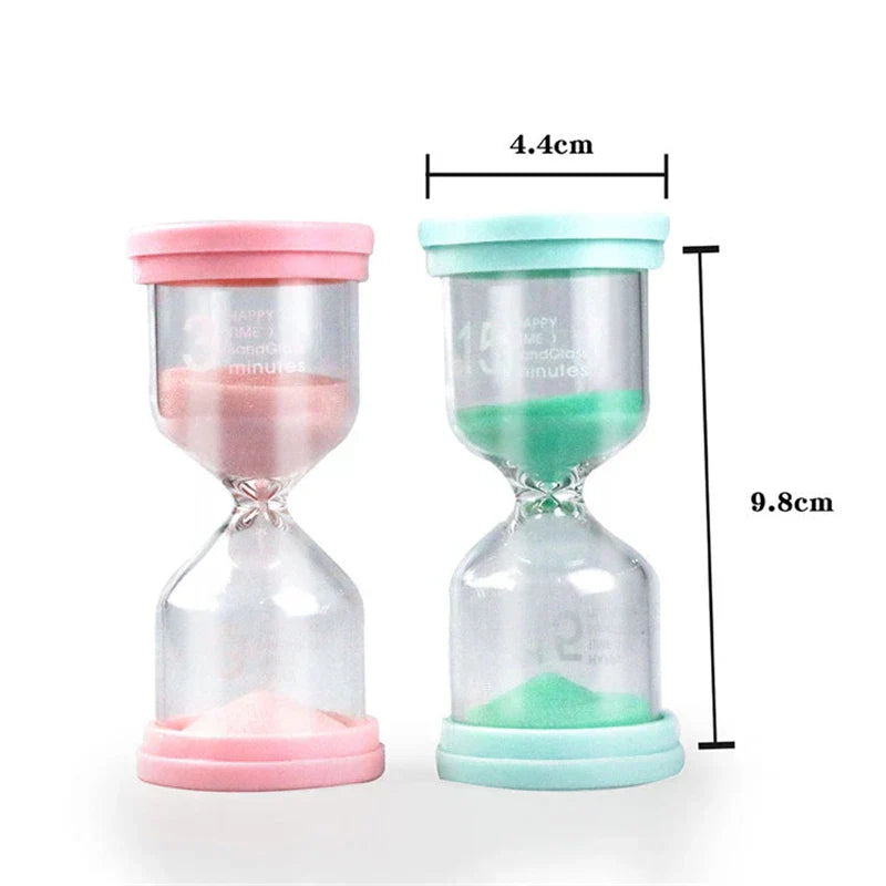 DecorBites™ Hourglass Sand Timer Set for Kids | Home Decor Clock & Gift
