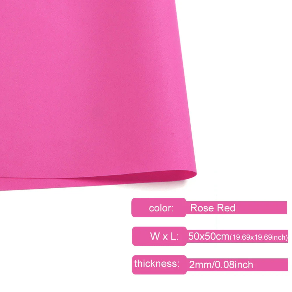 Colorful EVA Foam Sheets 2mm | 50x50cm Craft Foam Paper for DIY Projects