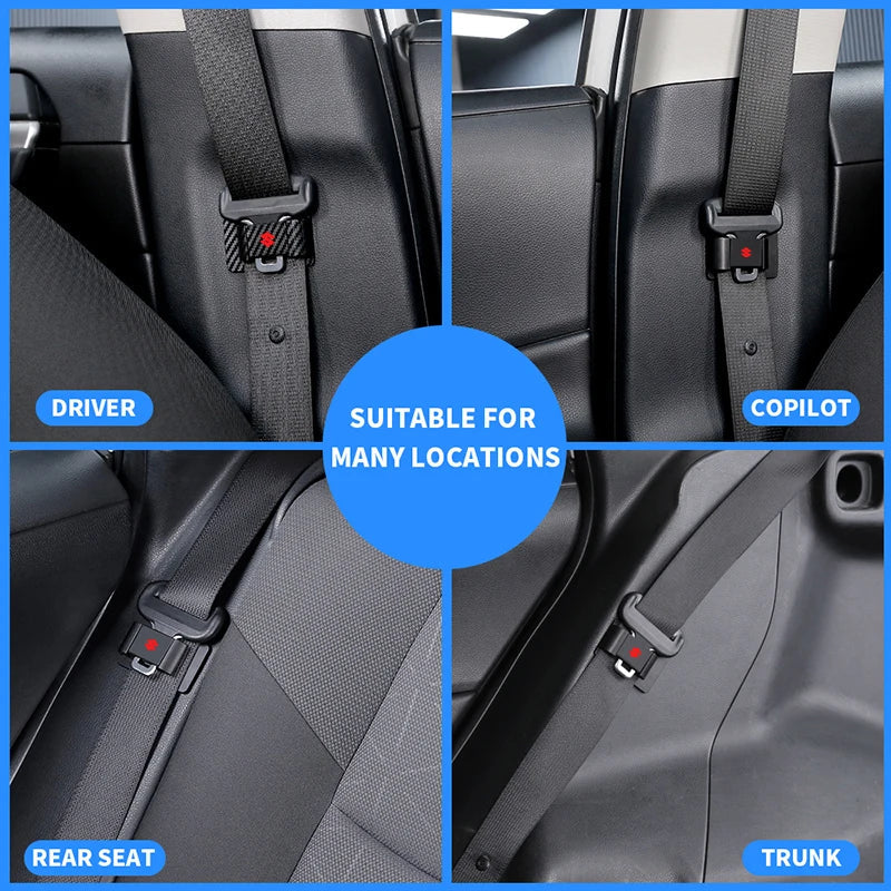 Car Seat Belt Stabilizer Clip | Anti-Rattle Seatbelt Holder for Suzuki Jimny Samurai Vitara Swift Baleno Ignis Splash Kaiser