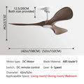DecorBites™ 3 Blade DC Motor Ceiling Fan with Remote Control