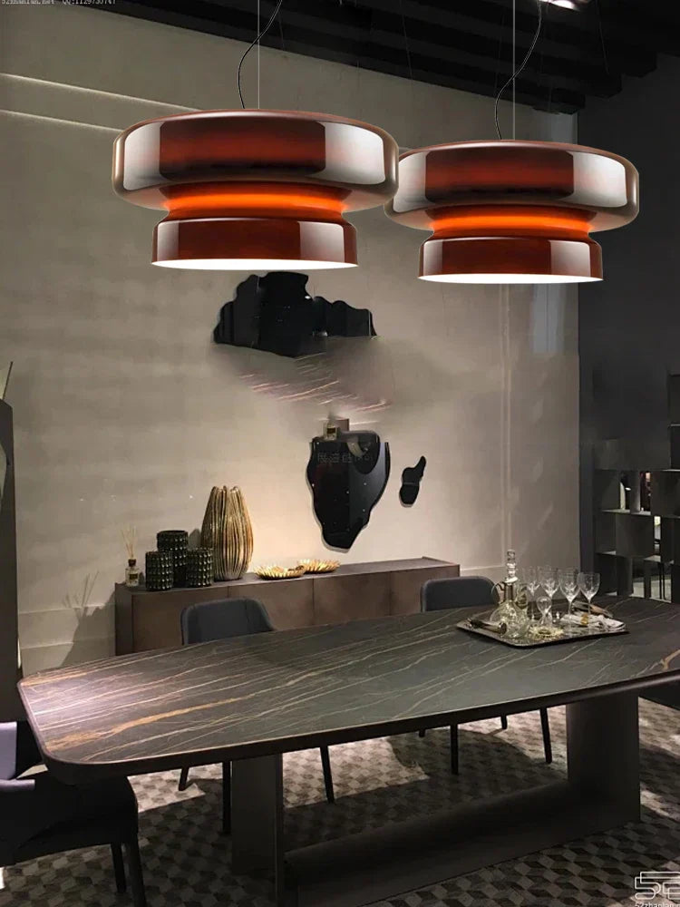 DecorBites™ Italian Glass Pendant Light for Dining Table and Cafe Decor