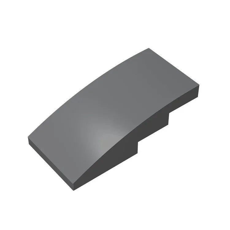 Slope, Curved 4 x 2 Building Block (Gobricks GDS-660) | Compatible with Lego 93606 Parts for DIY