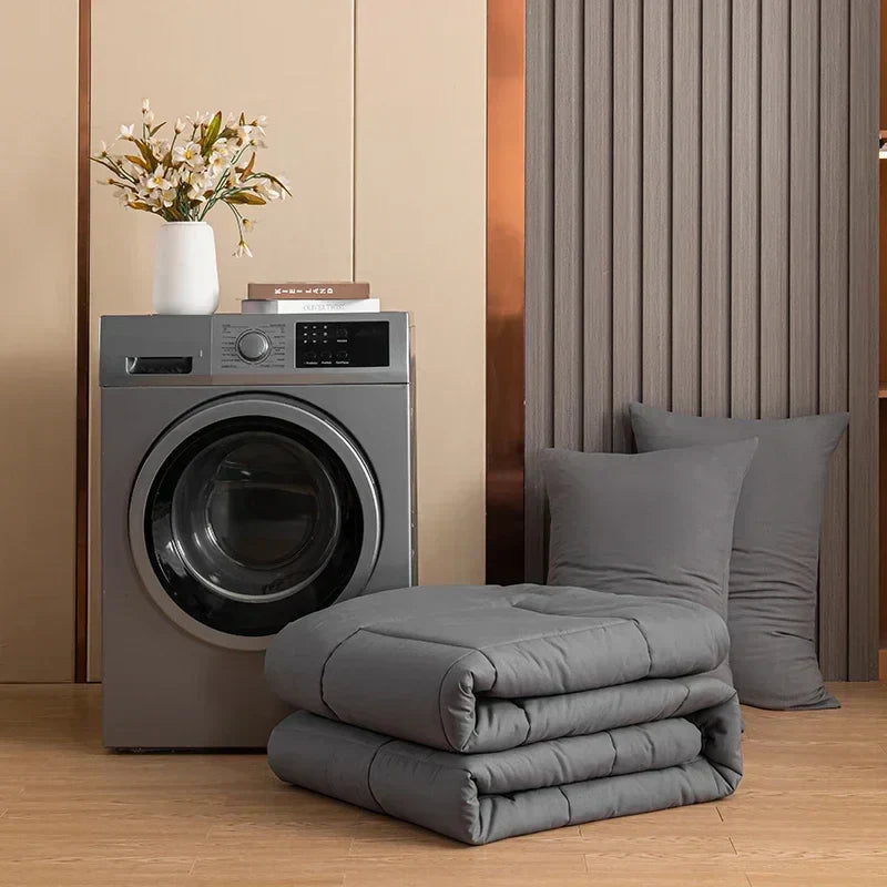 DecorBites™ King Size Quilted Comforter: Soft, Breathable, Durable, Machine Washable Blanket