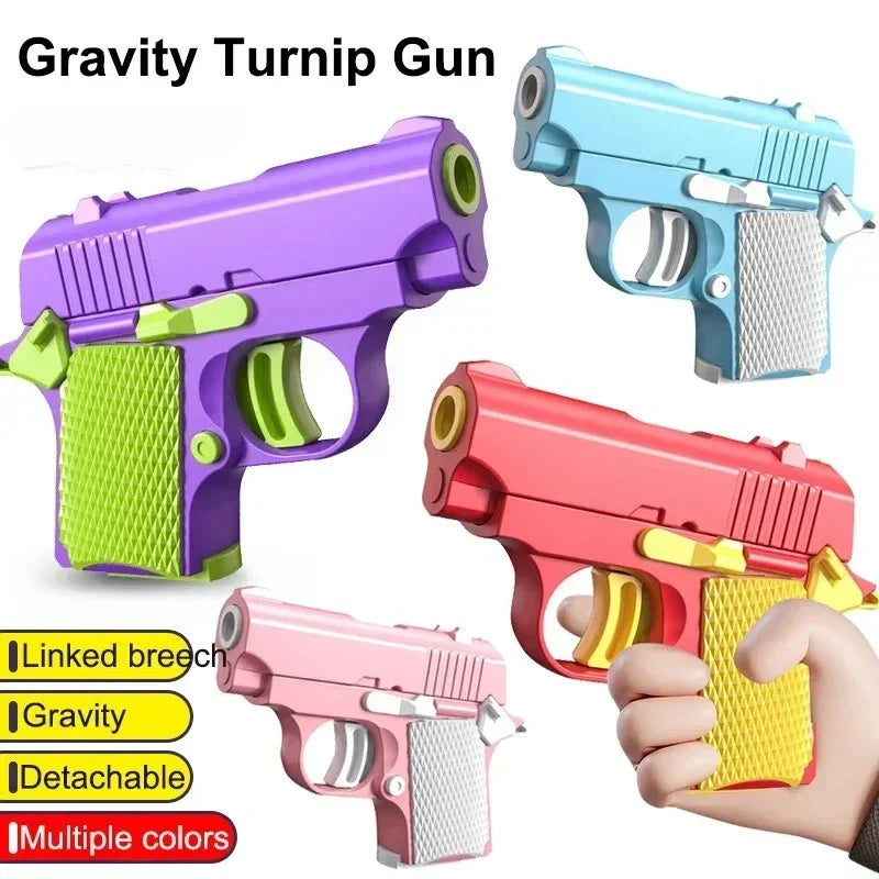 3D Mini 1911 Gravity Fidget Toy | Stress Relief Adult Decompression Gift