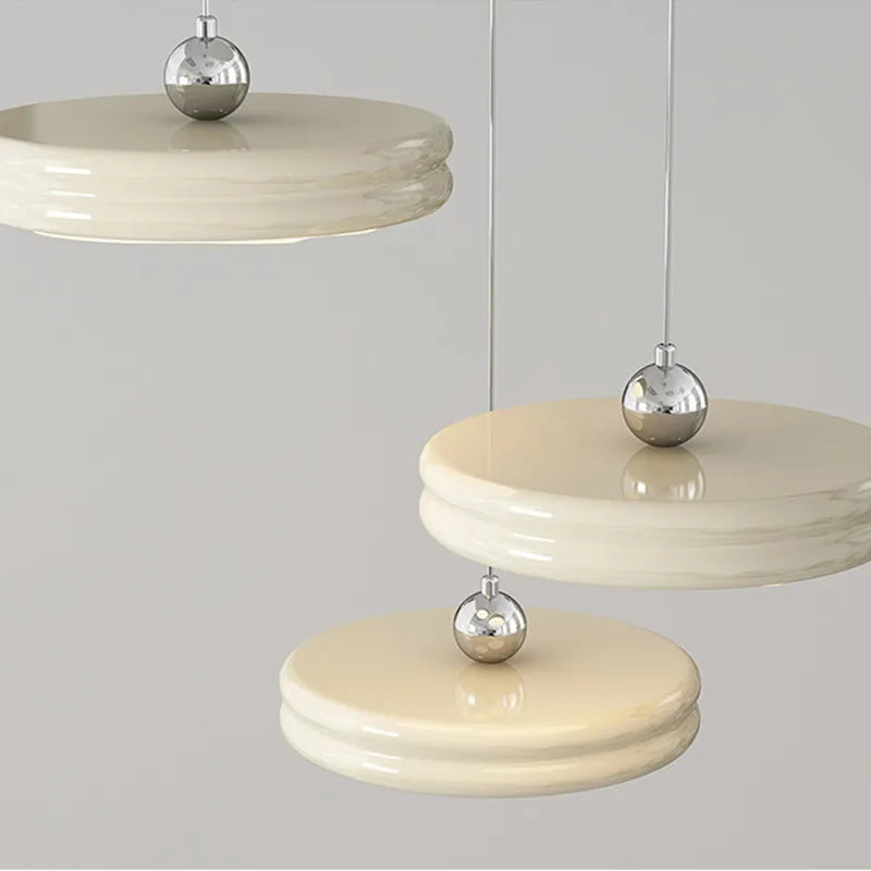 DecorBites™ Circular Dimmable Pendant Light Modern Chandelier for Dining Room, Kitchen Island