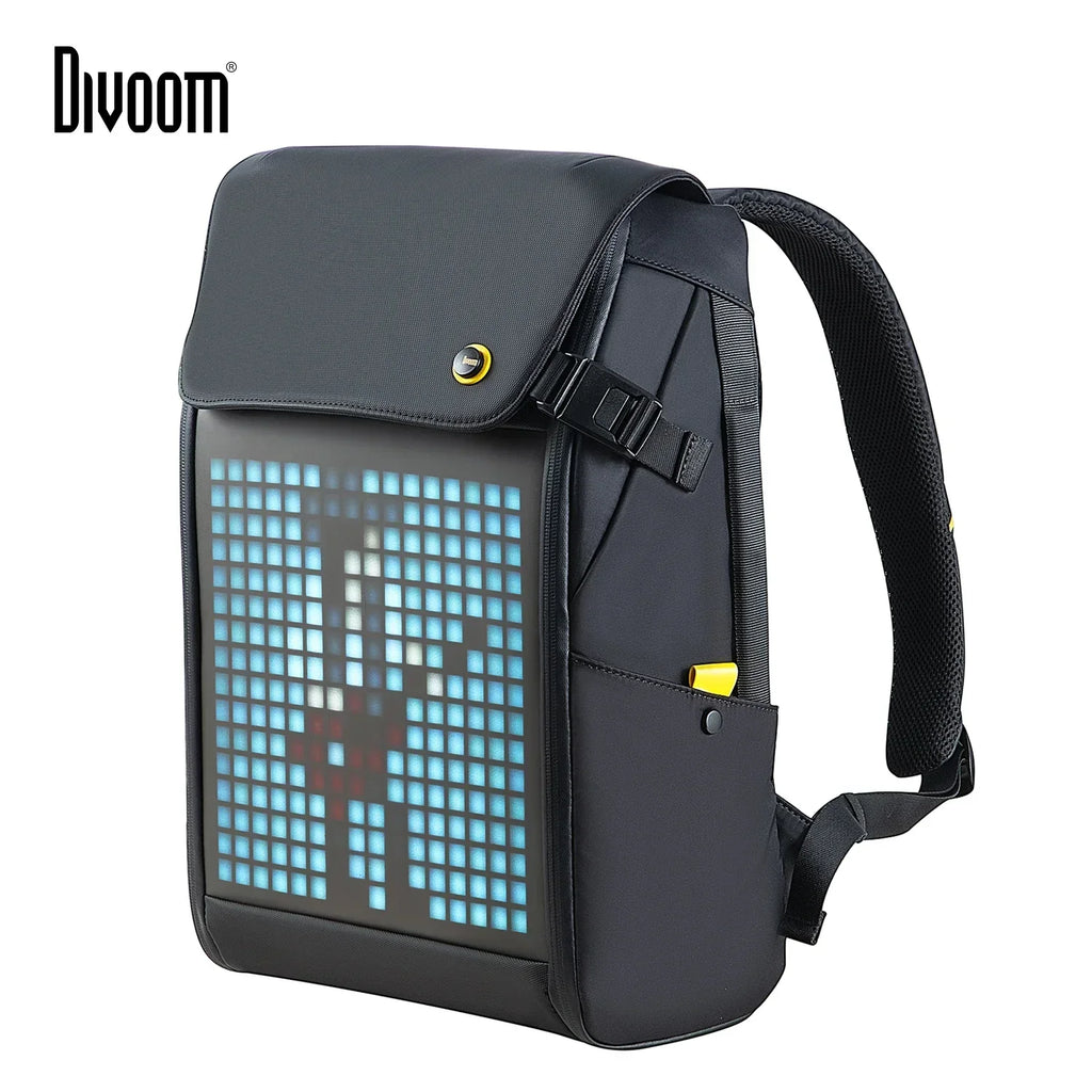 DecorBites™ 15" Waterproof RGB LED Screen School Backpack with Laptop Compartment