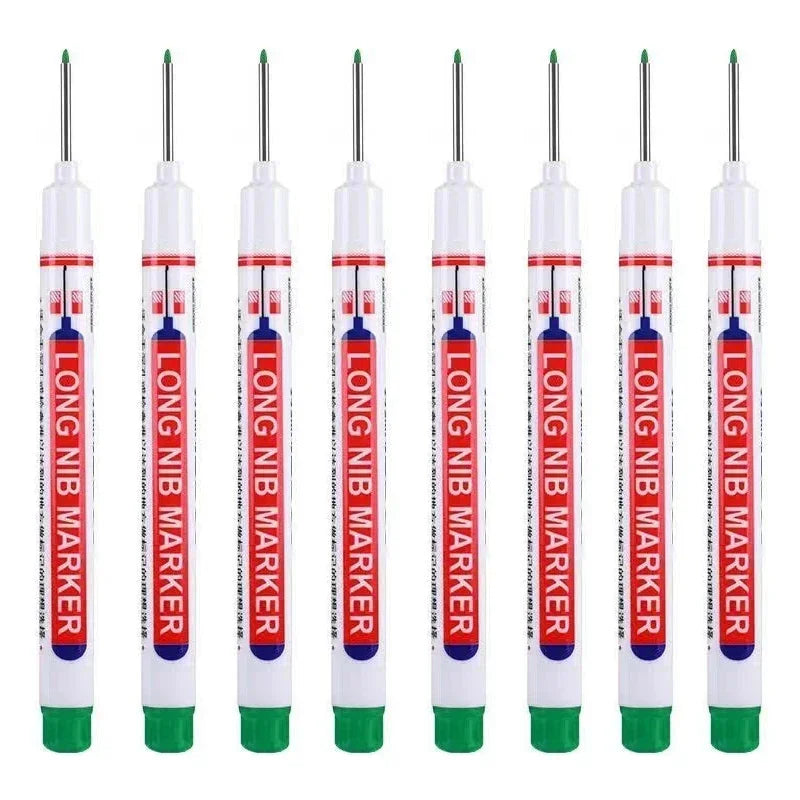 20mm Deep Hole Long Nib Markers Set | Multi-Purpose Perforating Pen for Metal, Wood, and Glass