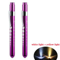 2Pcs Medical Pen Light Flashlight | LED Diagnostic Torch with Pupil Gauge for Doctors and Nurses