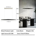 DecorBites™ LED Linear Pendant Lights for Kitchen Dining Living Room Office