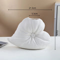 DecorBites™ Fluffy Heart Vase: Ceramic Handicraft Home Decor Accessory