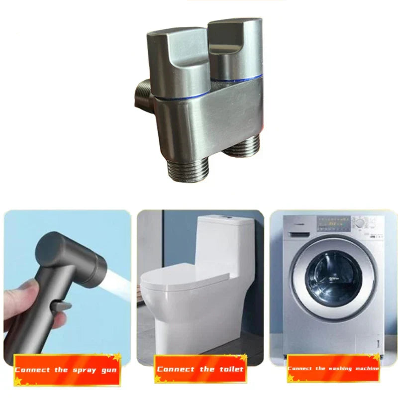 DecorBites™ High Pressure Handheld Bidet Sprayer Set for Bathroom Hygiene and Cleaning