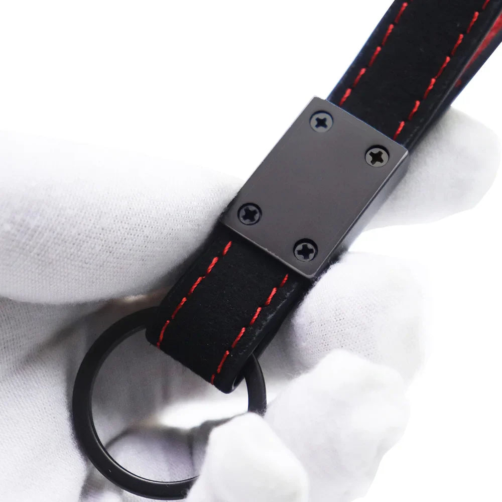 Nissan GT-R Keychain | Premium Leather Car Key Ring for R35 Enthusiasts