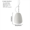 DecorBites™ Glass Cocoon Pendant Light for Kitchen Dining Table, E27 LED Hanging Lamp