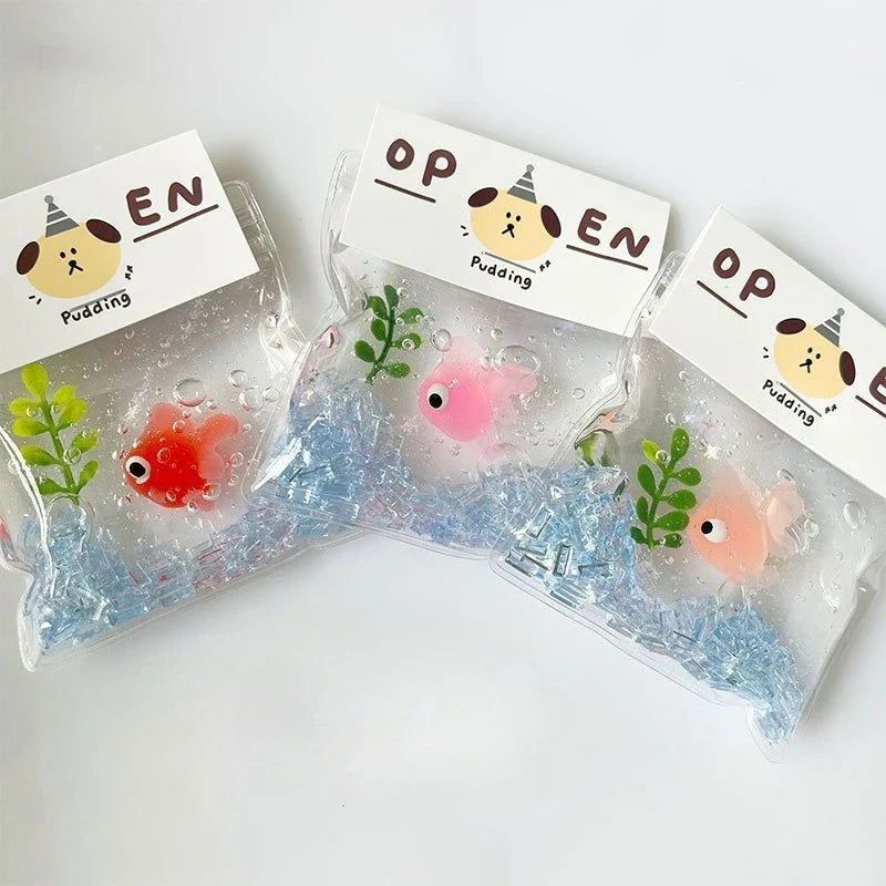 Cute Goldfish Squeeze Toy | Slow Rebound Stress Relief Toy