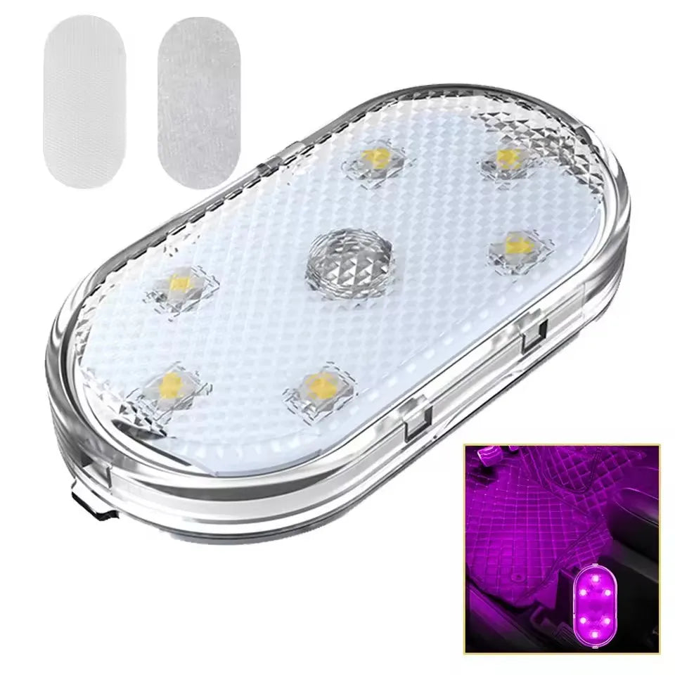 USB Charging LED Touch Light | Mini Wireless Car Interior Reading Lamp