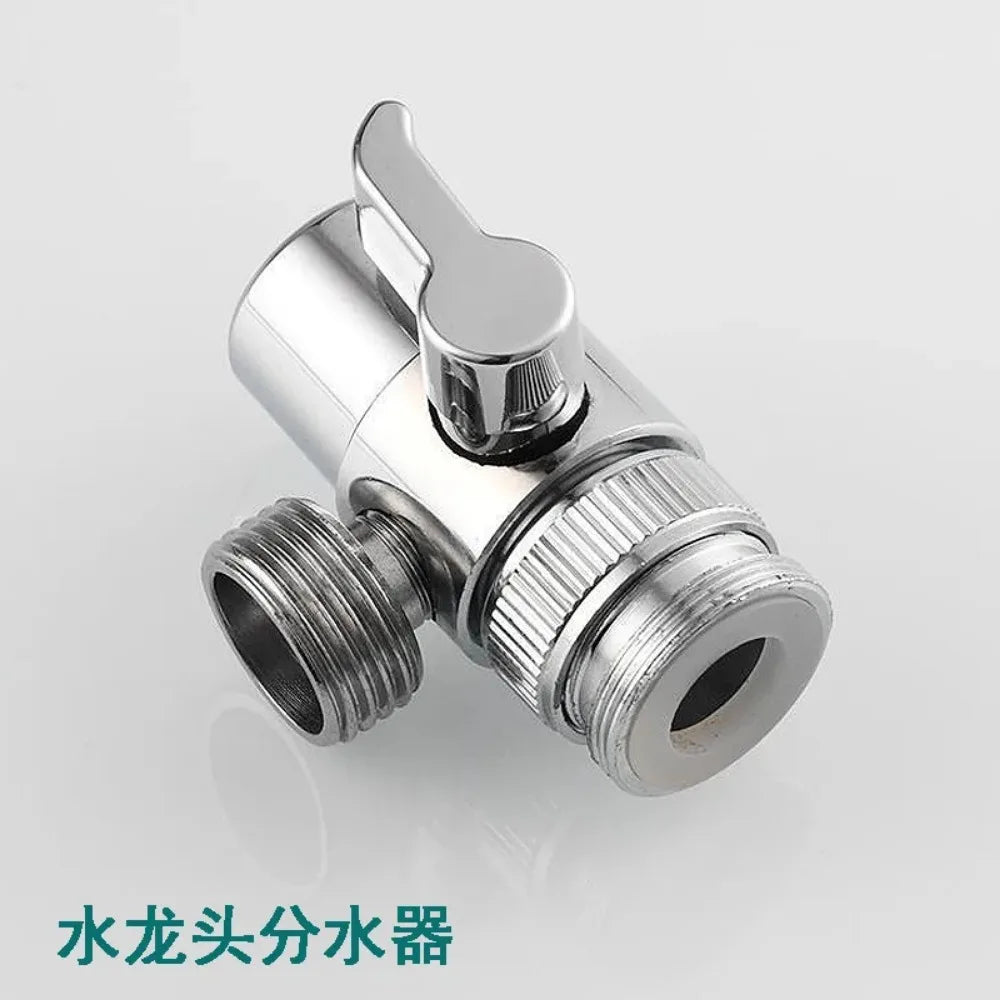 DecorBites™ 3-Way Shower Head Diverter Valve | Three Function Switch Adapter - Bathroom Accessories