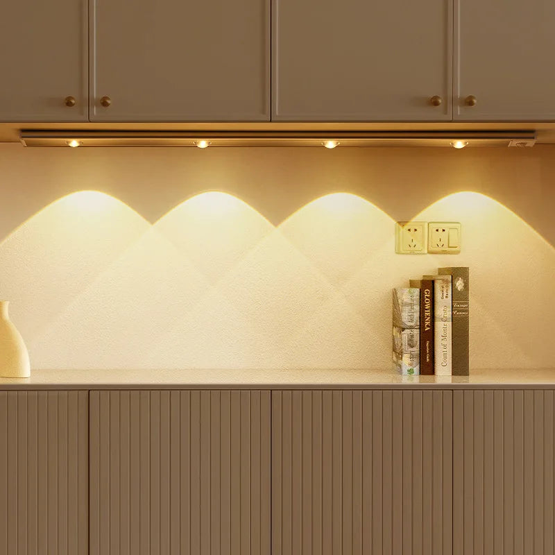 DecorBites™ LED Cabinet Lights Motion Sensor USB Rechargeable Wireless Kitchen Lamp