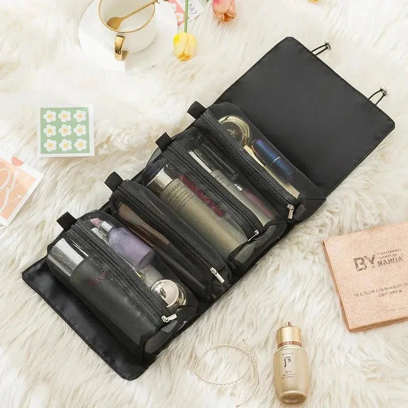 Detachable Cosmetic Bag - 4-in-1 Travel Organizer