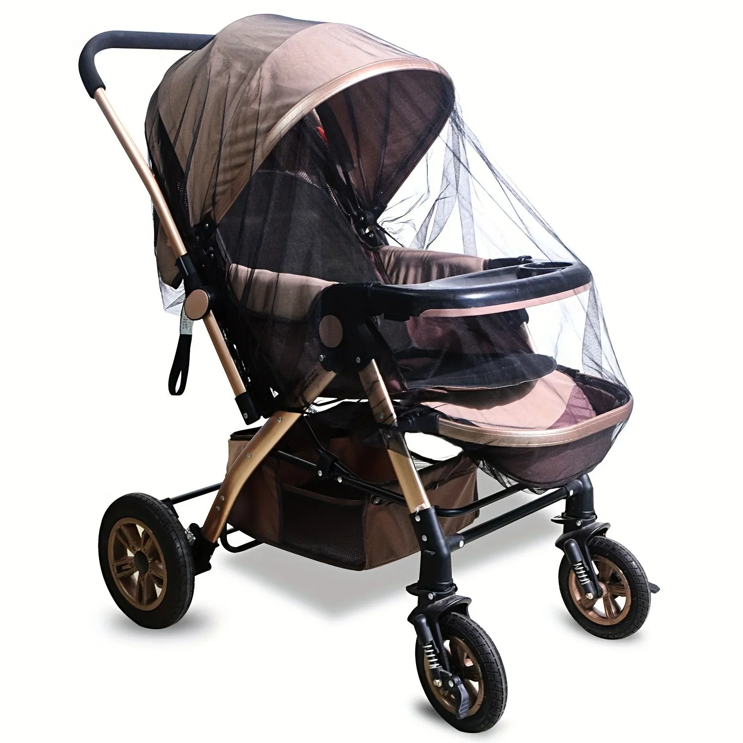 Full Face Mosquito Cover for Baby Stroller | Super Durable, Breathable, Insect Proof Dust-proof Stroller Mesh