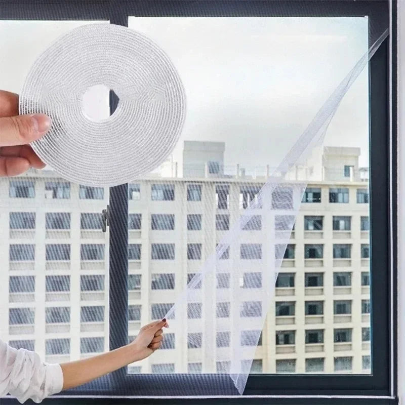 No Drilling Self Adhesive Window Mosquito Net | DIY Insect Screen for Home