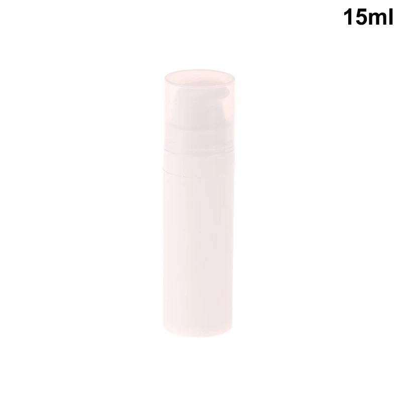 Refillable Airless Pump Bottles for Travel | Vacuum Lotion Containers 5ml 10ml 15ml