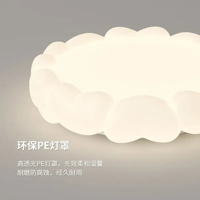 DecorBites™ LED Bubble Cloud Rabbit Ceiling Light - Cream Style Warm Lighting for Children's Room