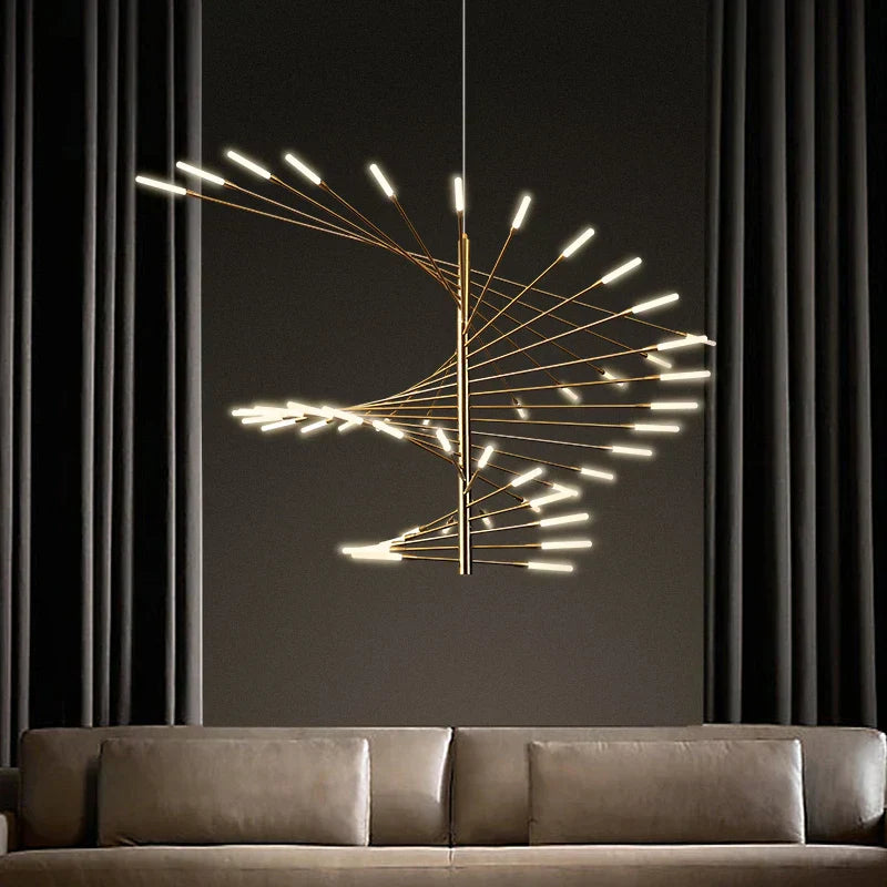 DecorBites™ LED Fireworks Ceiling Pendant Light - Modern Luxury Dimmable Room Decoration