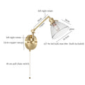 DecorBites™ Clear Glass LED Wall Sconce Switch Light - Nordic Minimalism Design