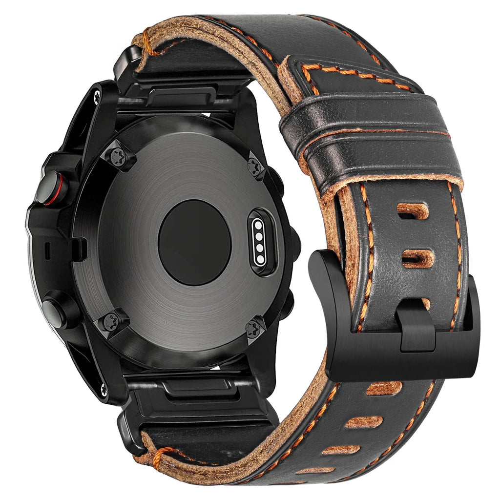 Garmin Soft Leather Band - Premium Strap