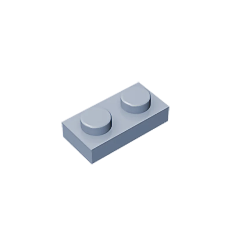 Gobricks Plate 1 x 2 Building Blocks 6225 Pieces | Compatible with Lego 3023