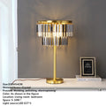 DecorBites™ Crystal Brass Floor Lamp: Modern Nordic Style LED Standing Light
